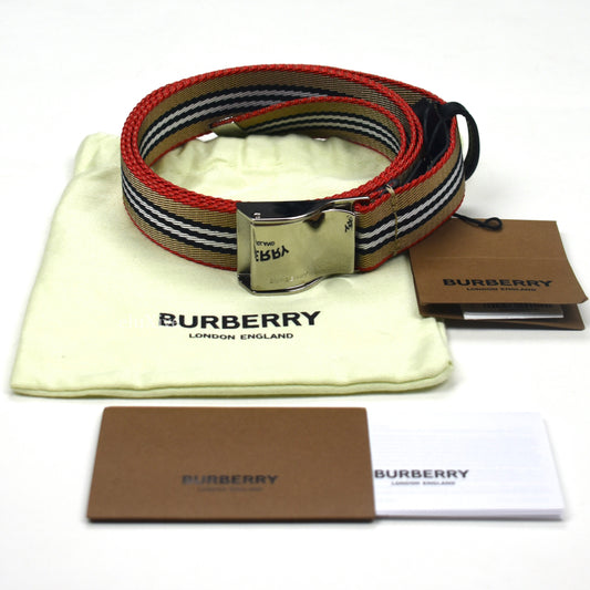 Burberry - Archive Stripe Logo Web Belt