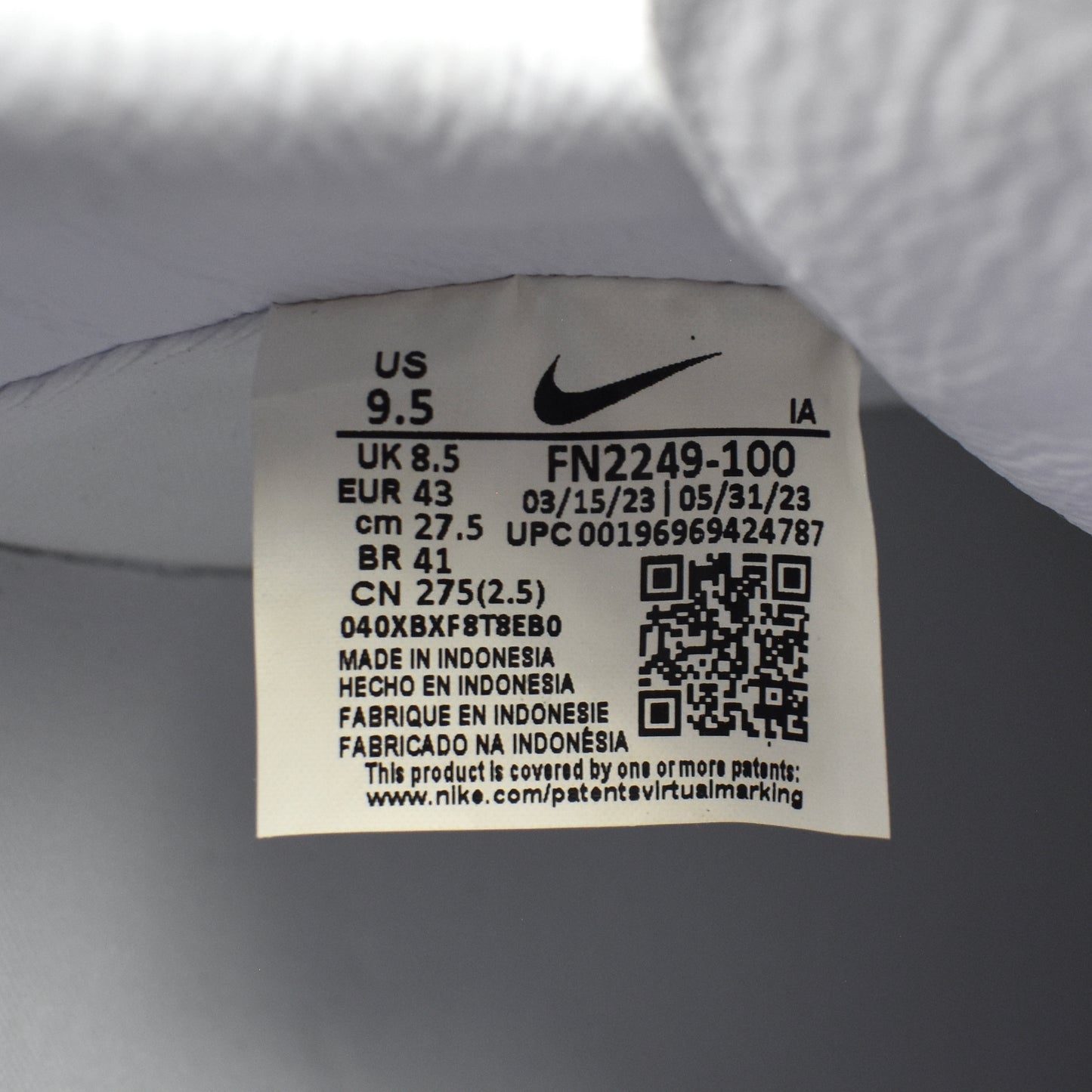Comme des Garcons x Nike - Tennis Classic SP CDG (White)
