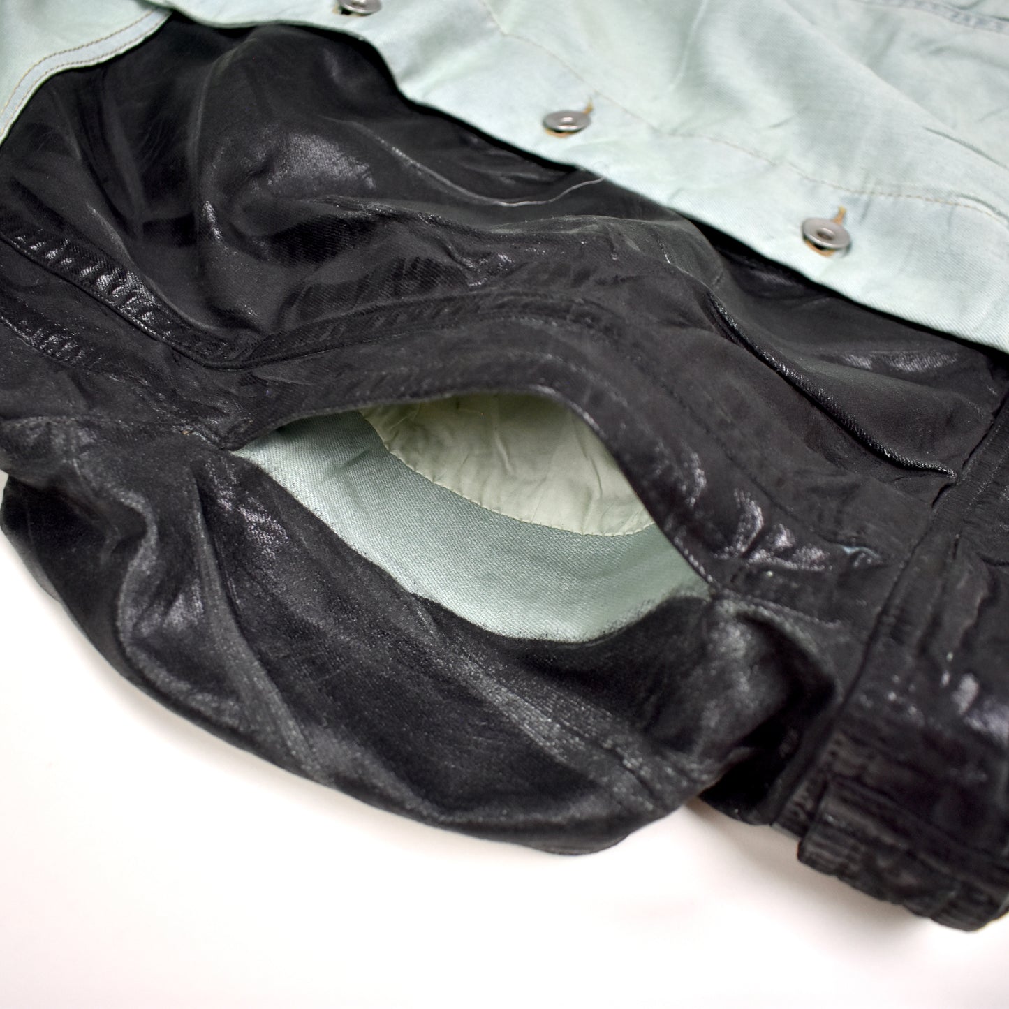 Rick Owens DRKSHDW - Patchwork Denim Worker Jacket