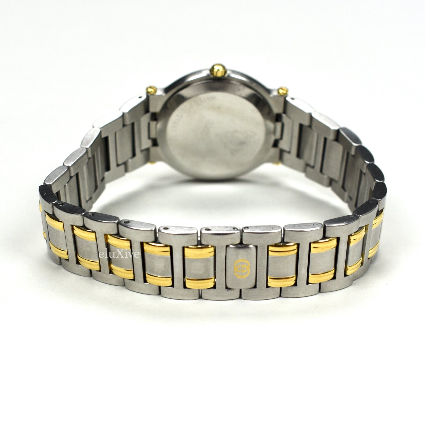 Gucci - 9000M Gold / Steel Cream Dial Watch (Solid Links)