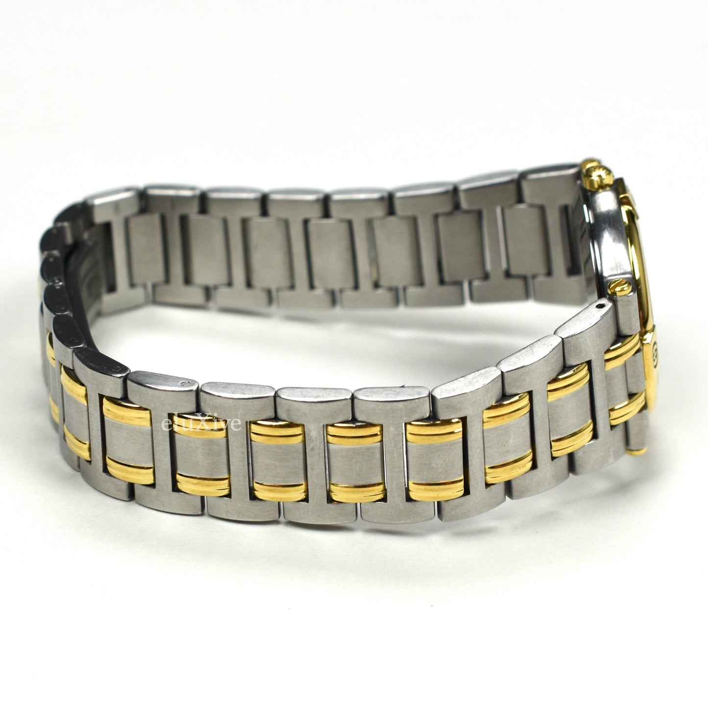 Gucci - 9000M Gold / Steel Cream Dial Watch (Solid Links)