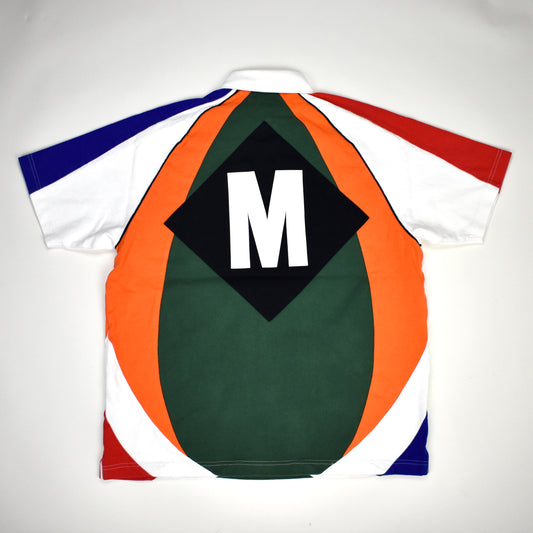 Supreme - Box Logo Panel Rugby Shirt (Multicolor)