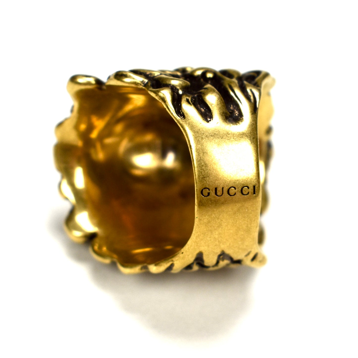 Gucci - Vintage Gold Lion Ring