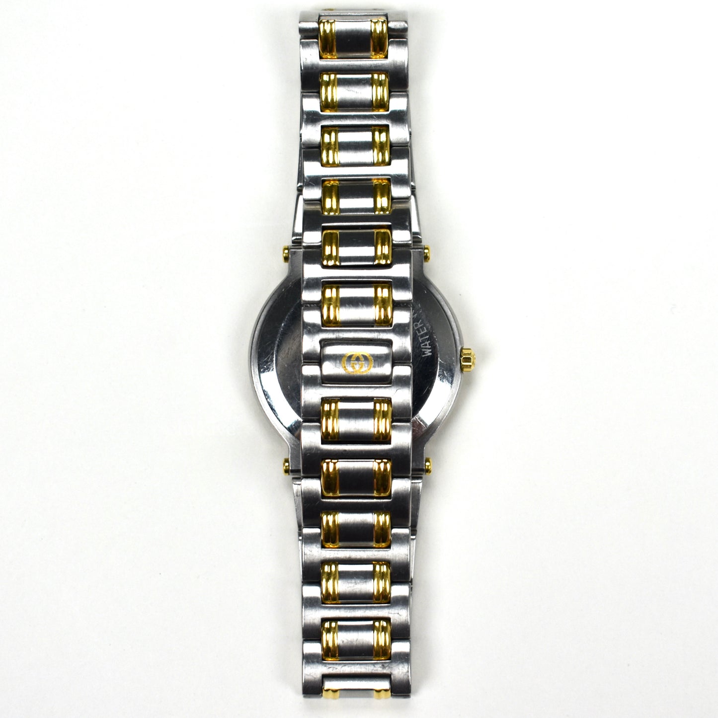 Gucci - 9000M Gold / Steel Cream Dial Watch (Solid Links)