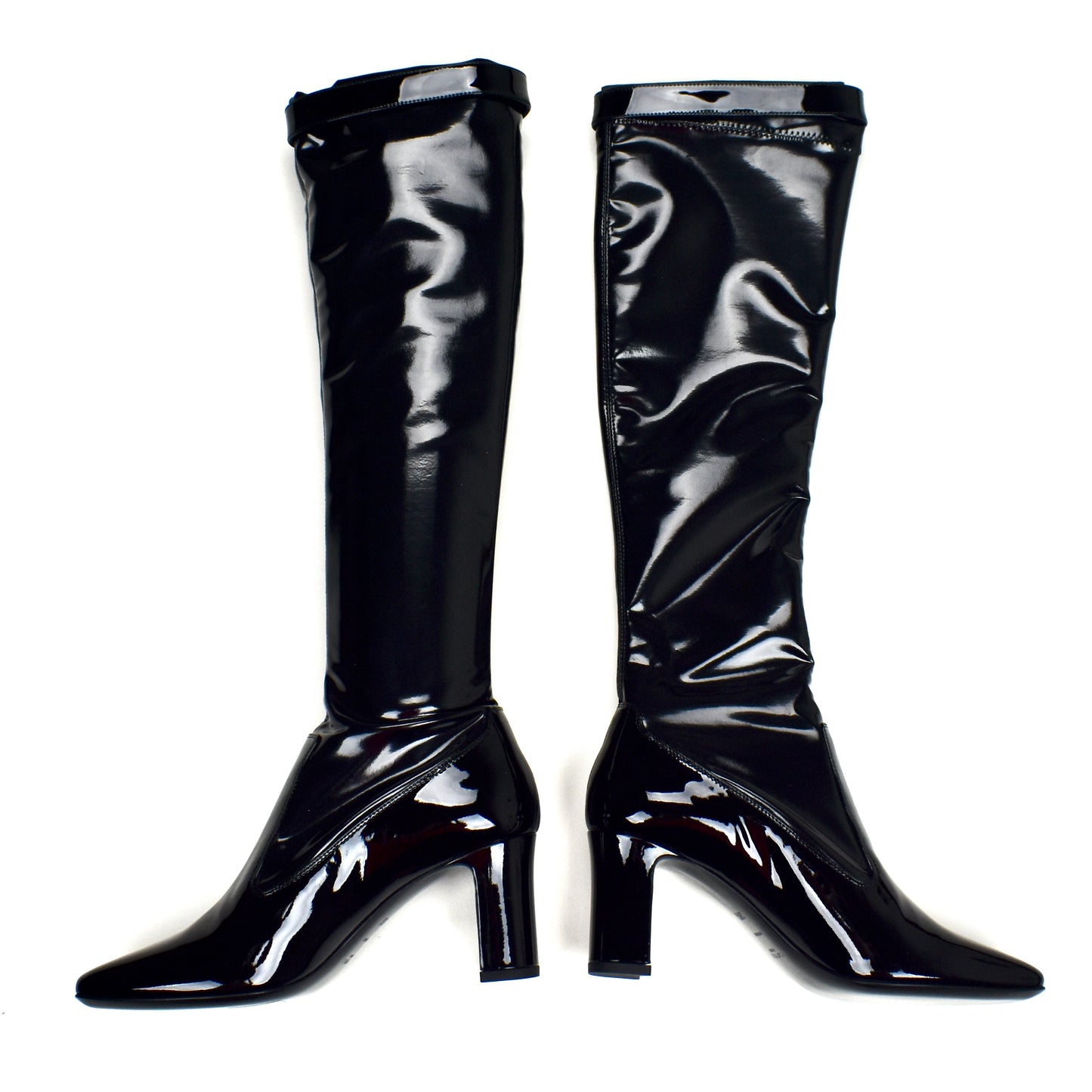 Saint Laurent - Black Twiggy 70 Stretch Boots