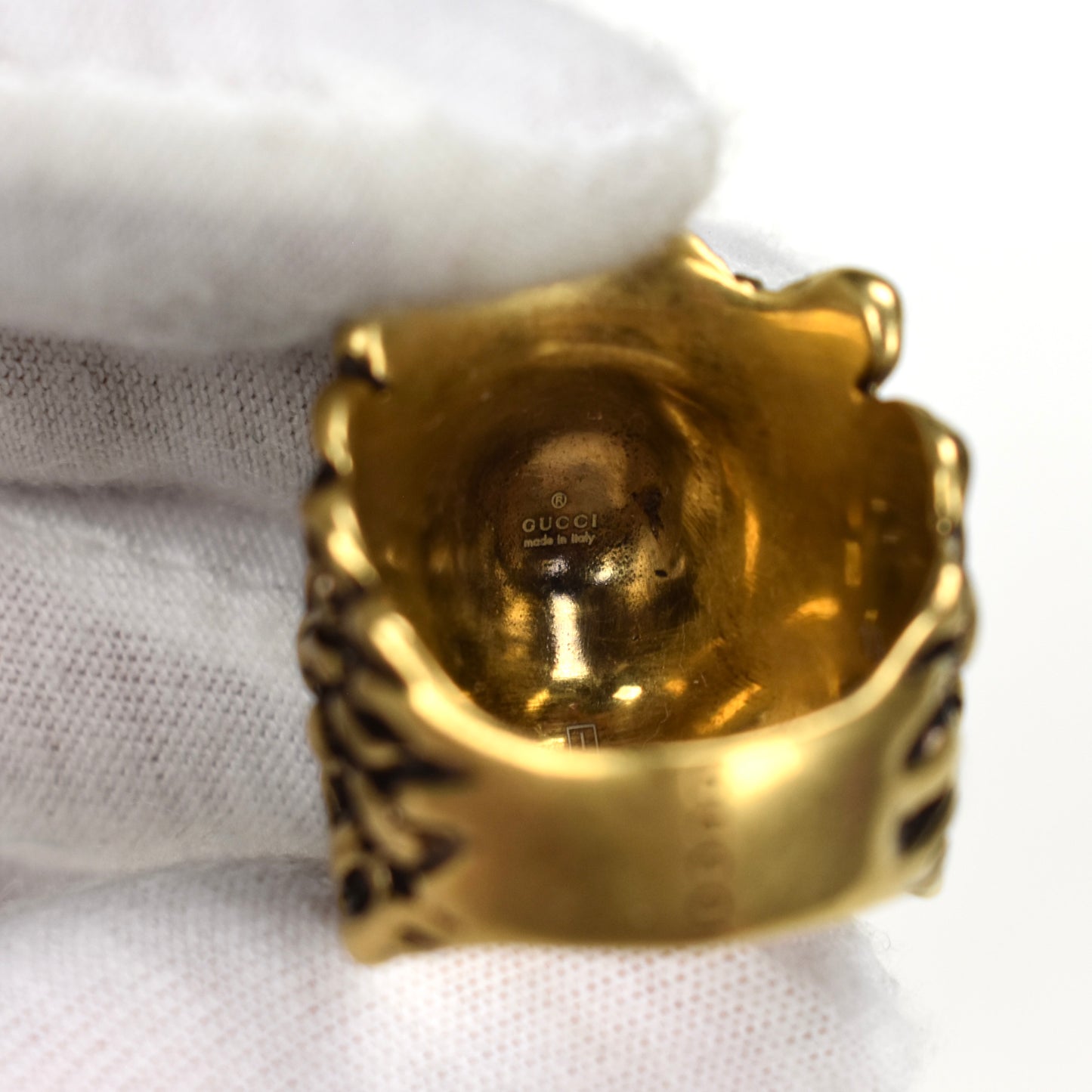 Gucci - Vintage Gold Lion Ring