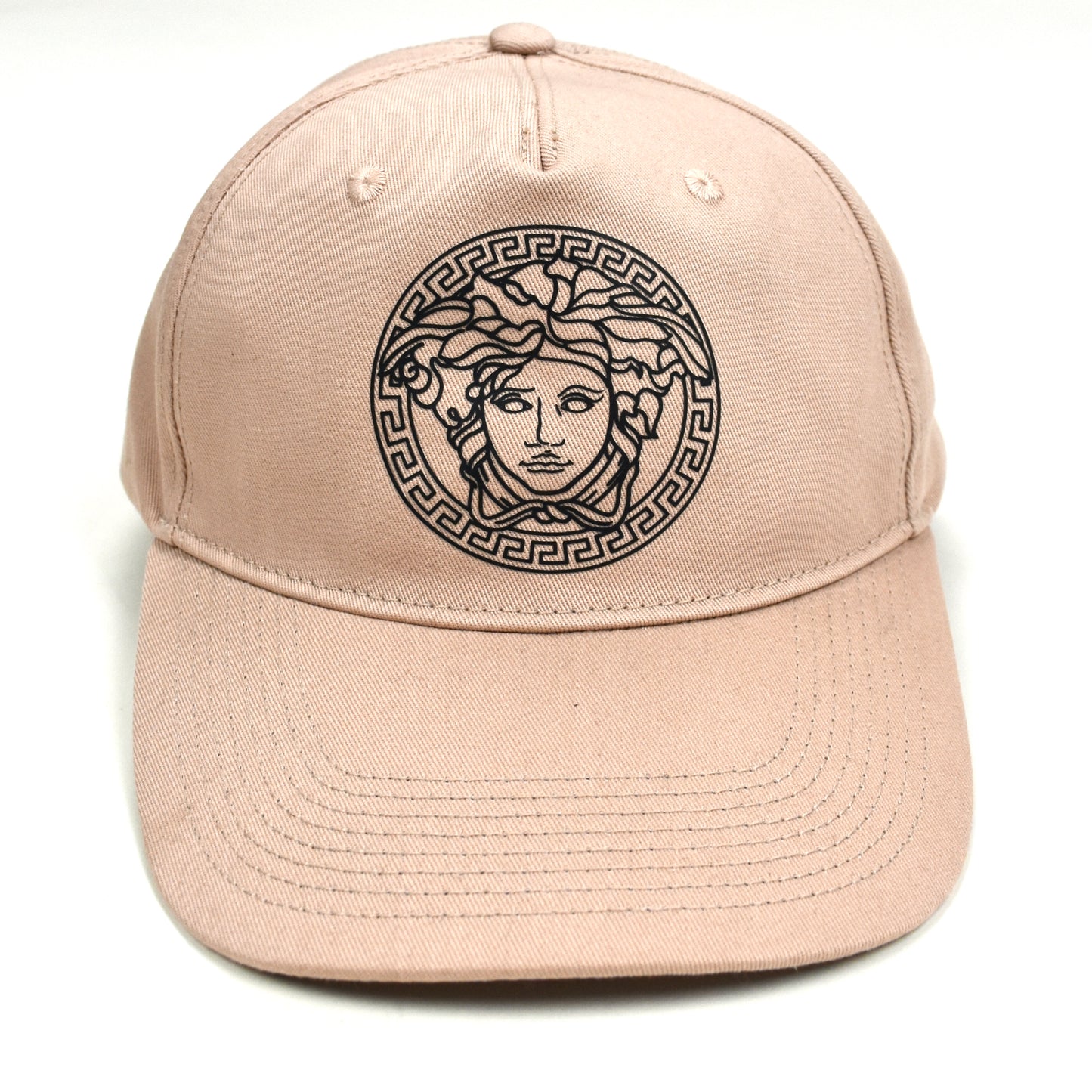 Versace - Tan Medusa Logo Hat
