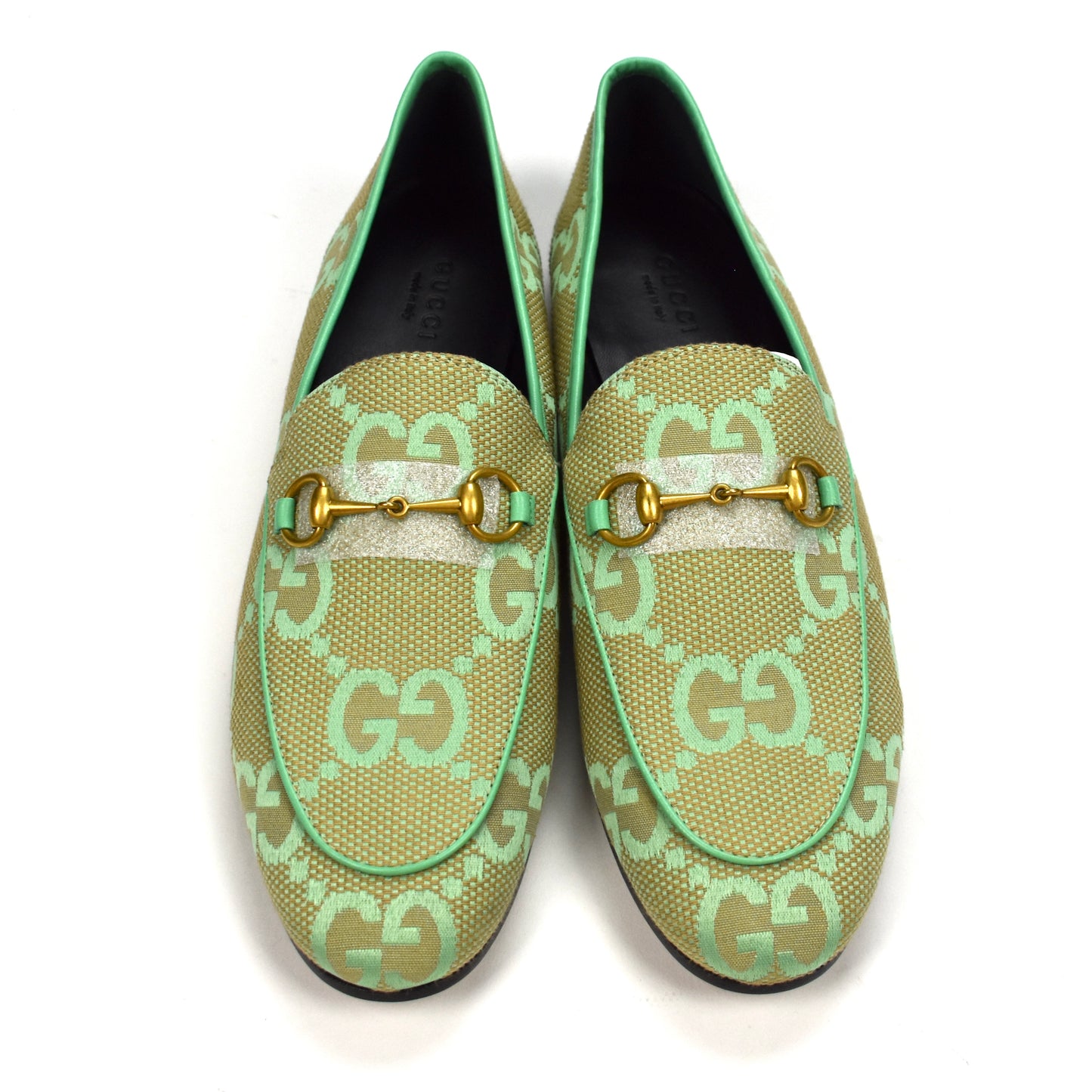 Gucci - Macro GG Monogram Logo Horsebit Loafers