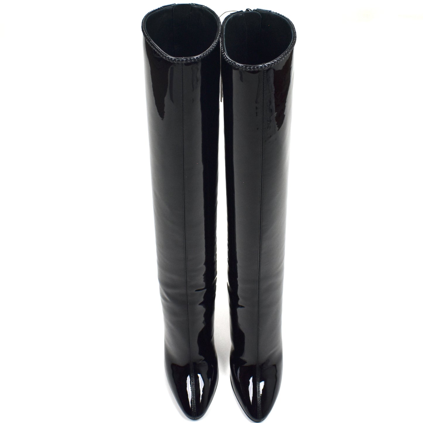 Saint Laurent - Black Patent Leather 68 Boots