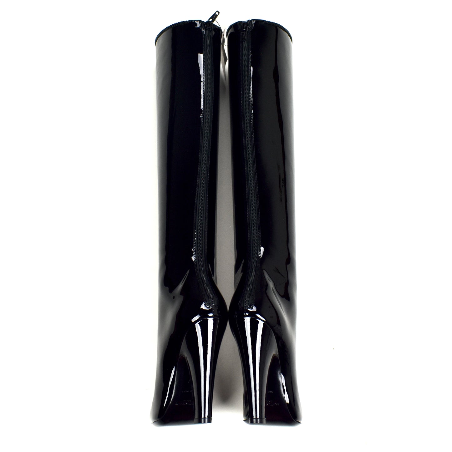 Saint Laurent - Black Patent Leather 68 Boots