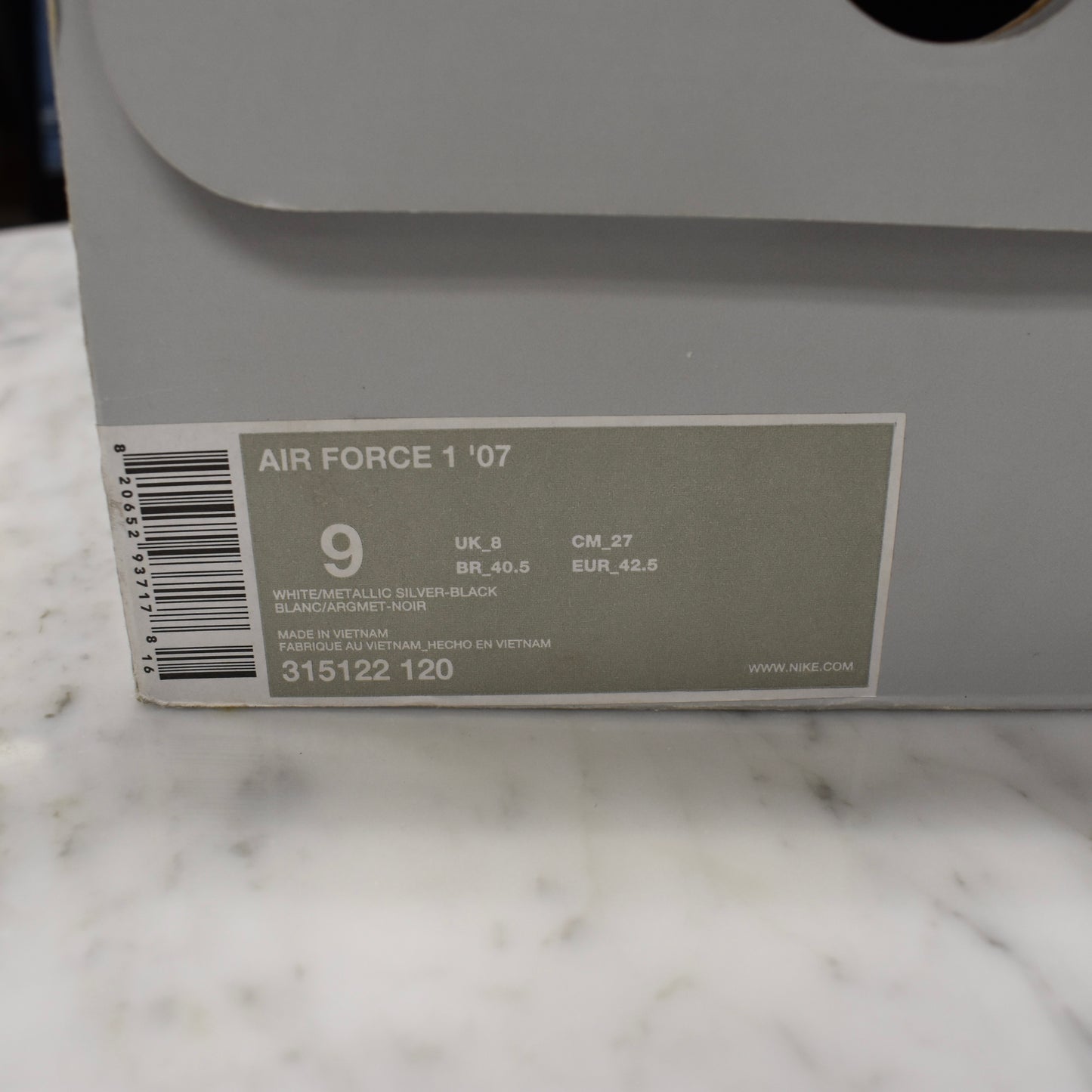 NIke - Air Force 1 '07 Dallas All-Star (White Patent)