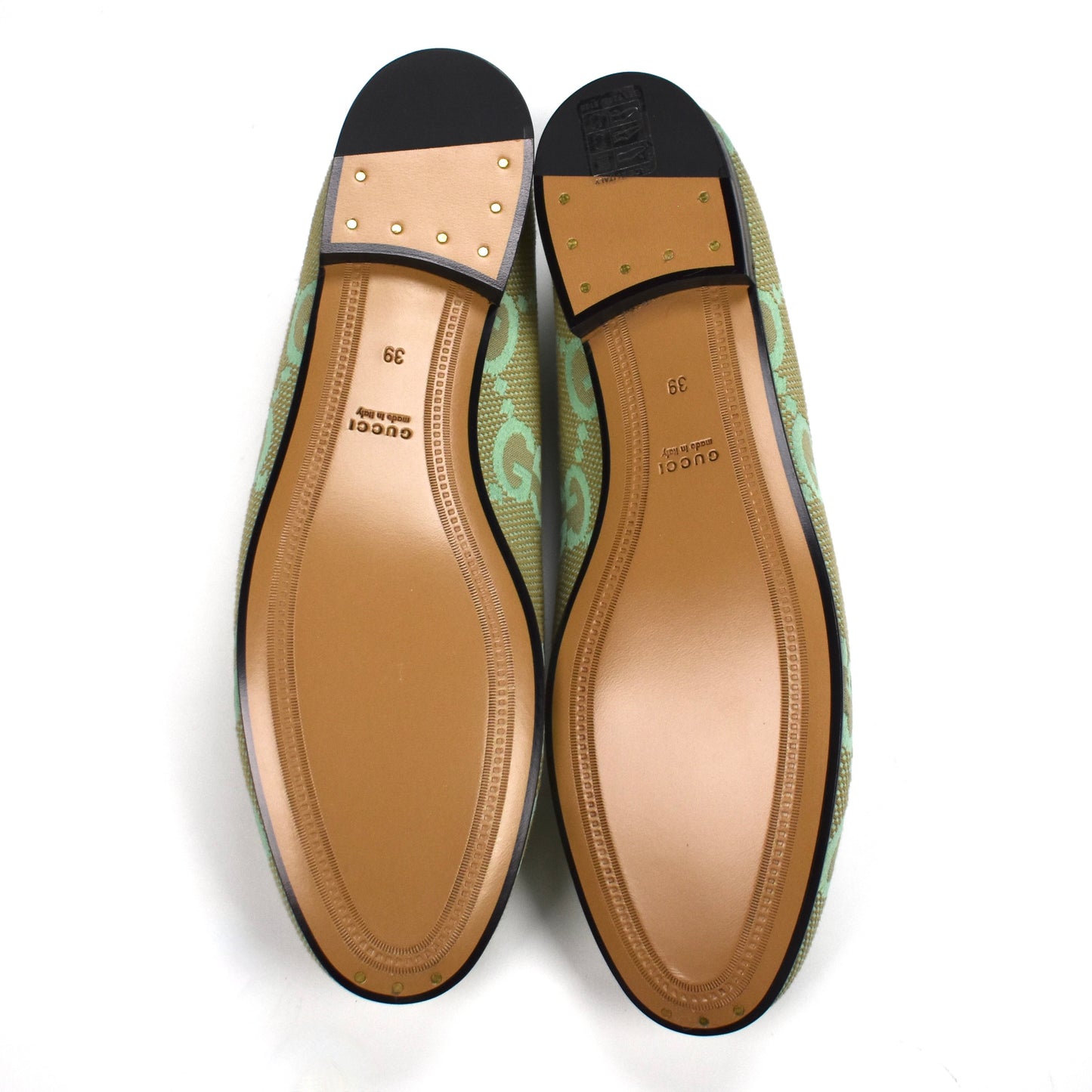 Gucci - Macro GG Monogram Logo Horsebit Loafers