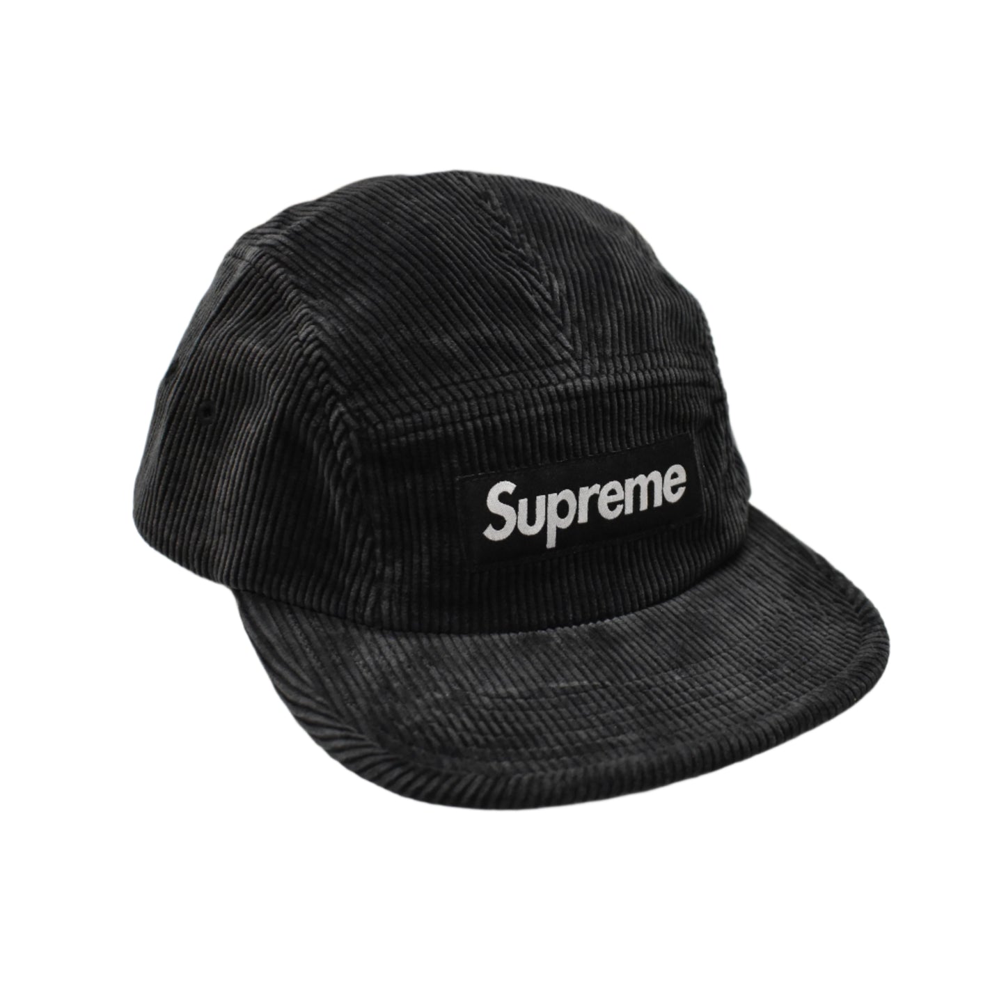 Supreme - Faded Corduroy Box Logo Hat (Black)