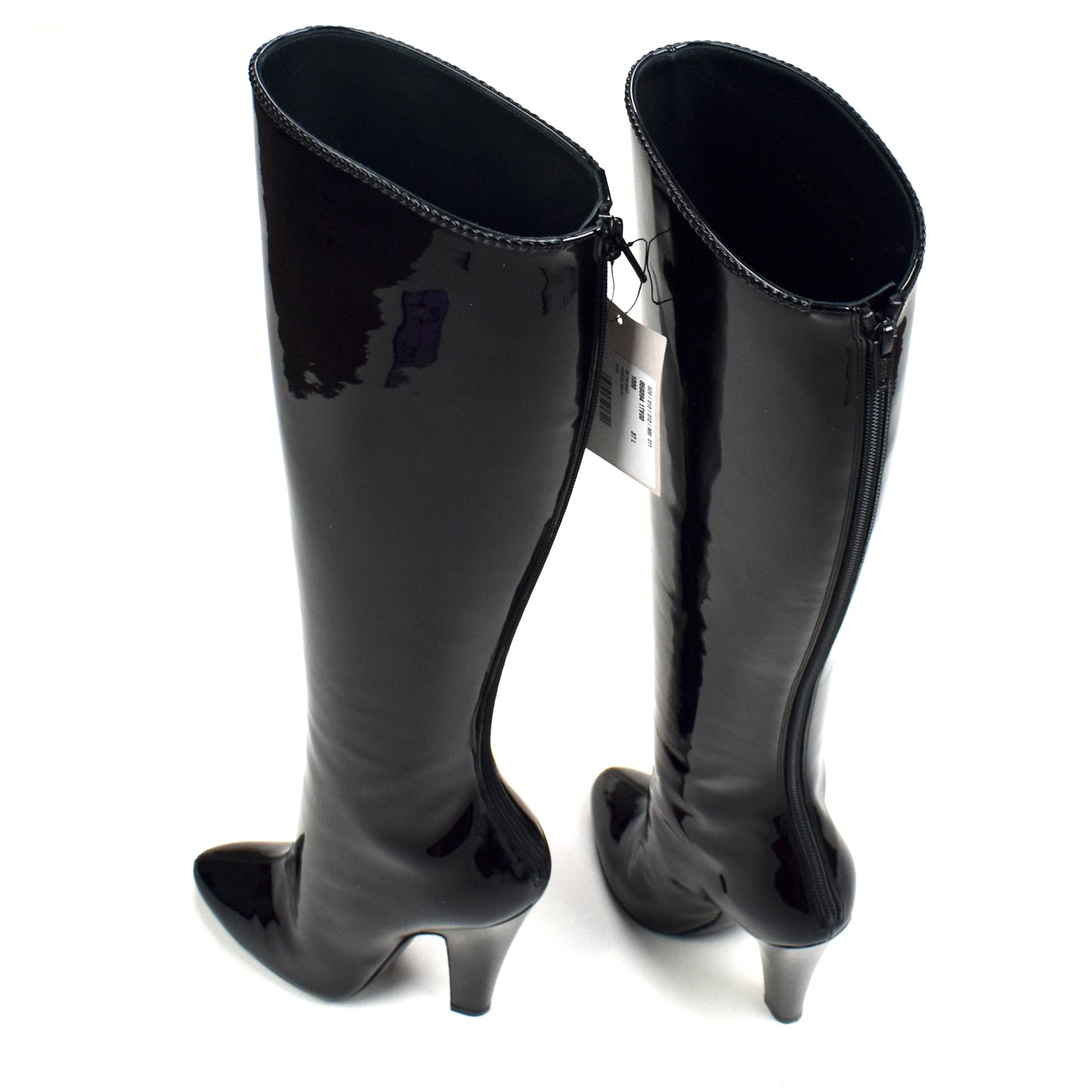 Saint Laurent - Black Patent Leather 68 Boots