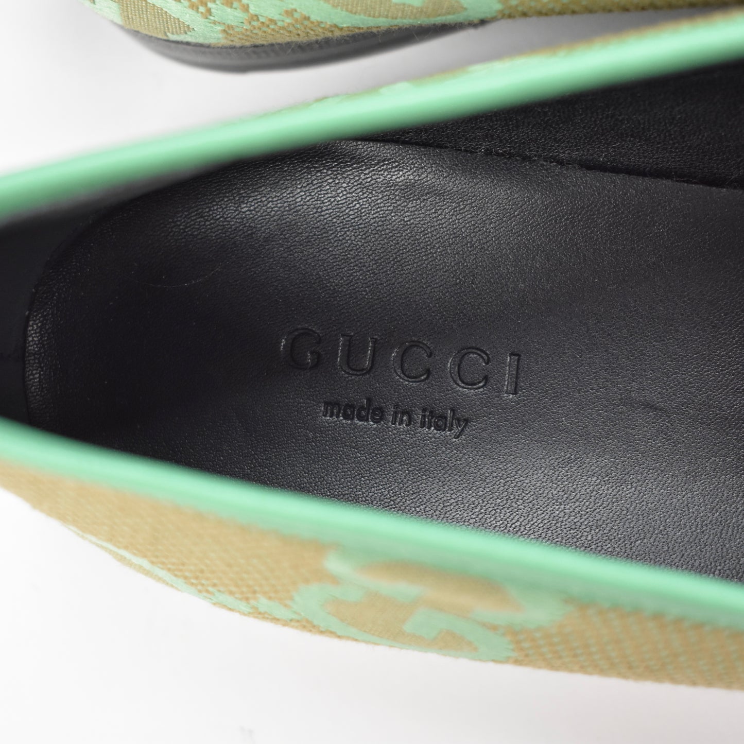 Gucci - Macro GG Monogram Logo Horsebit Loafers