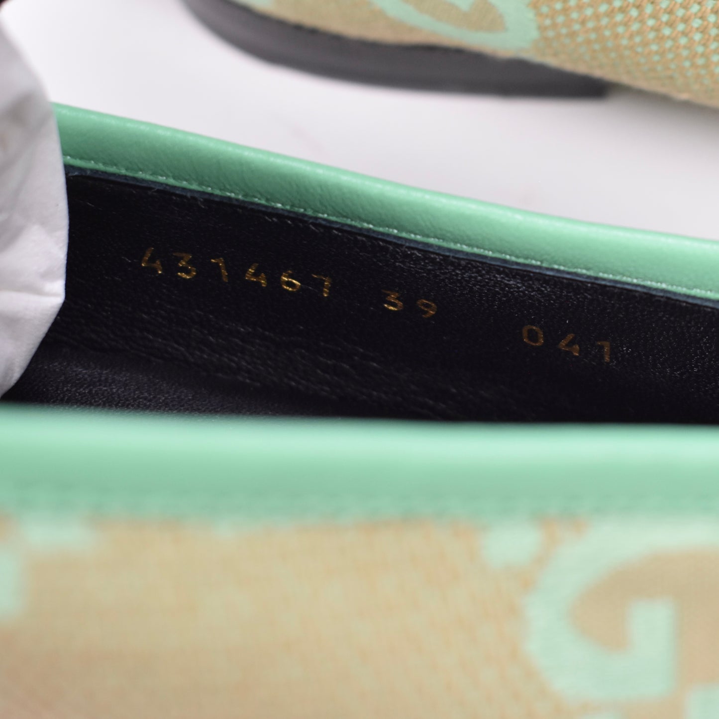 Gucci - Macro GG Monogram Logo Horsebit Loafers
