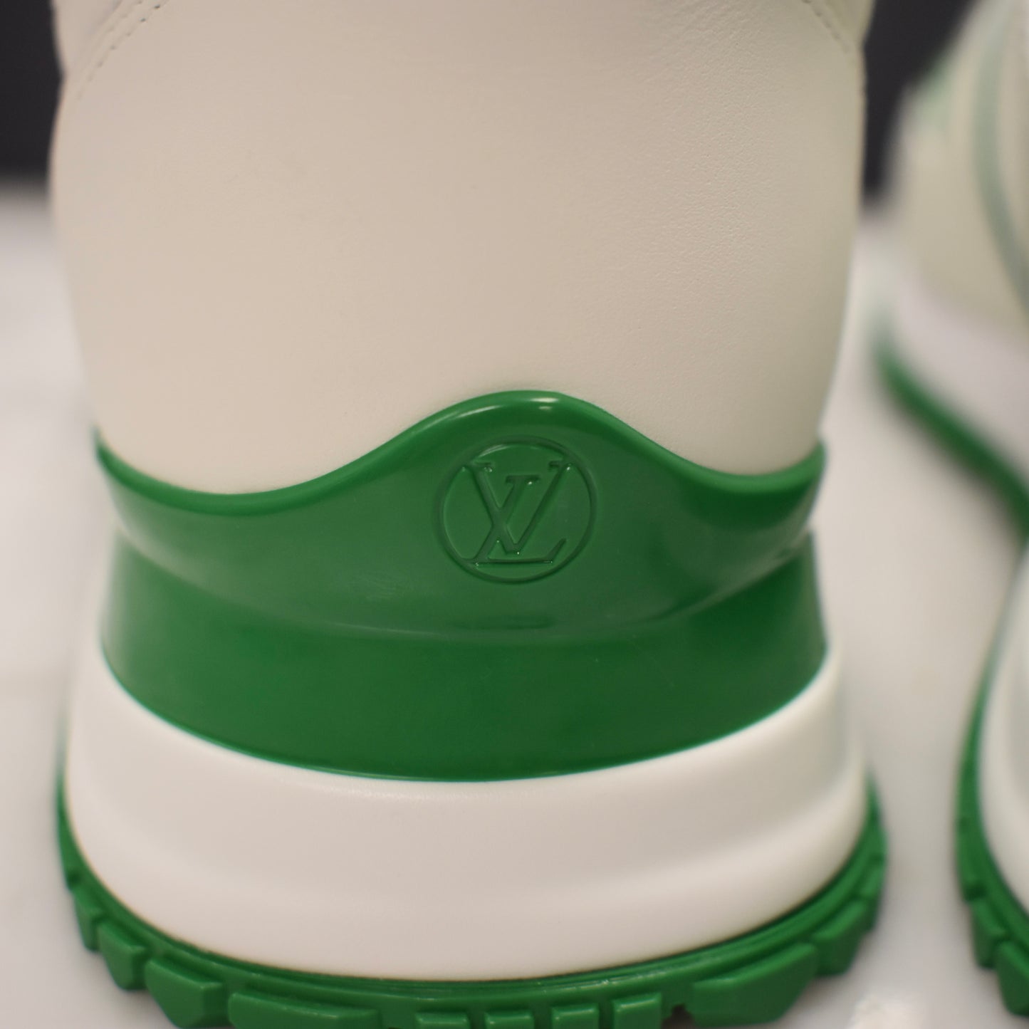 Louis Vuitton - White / Green Runaway Sneakers