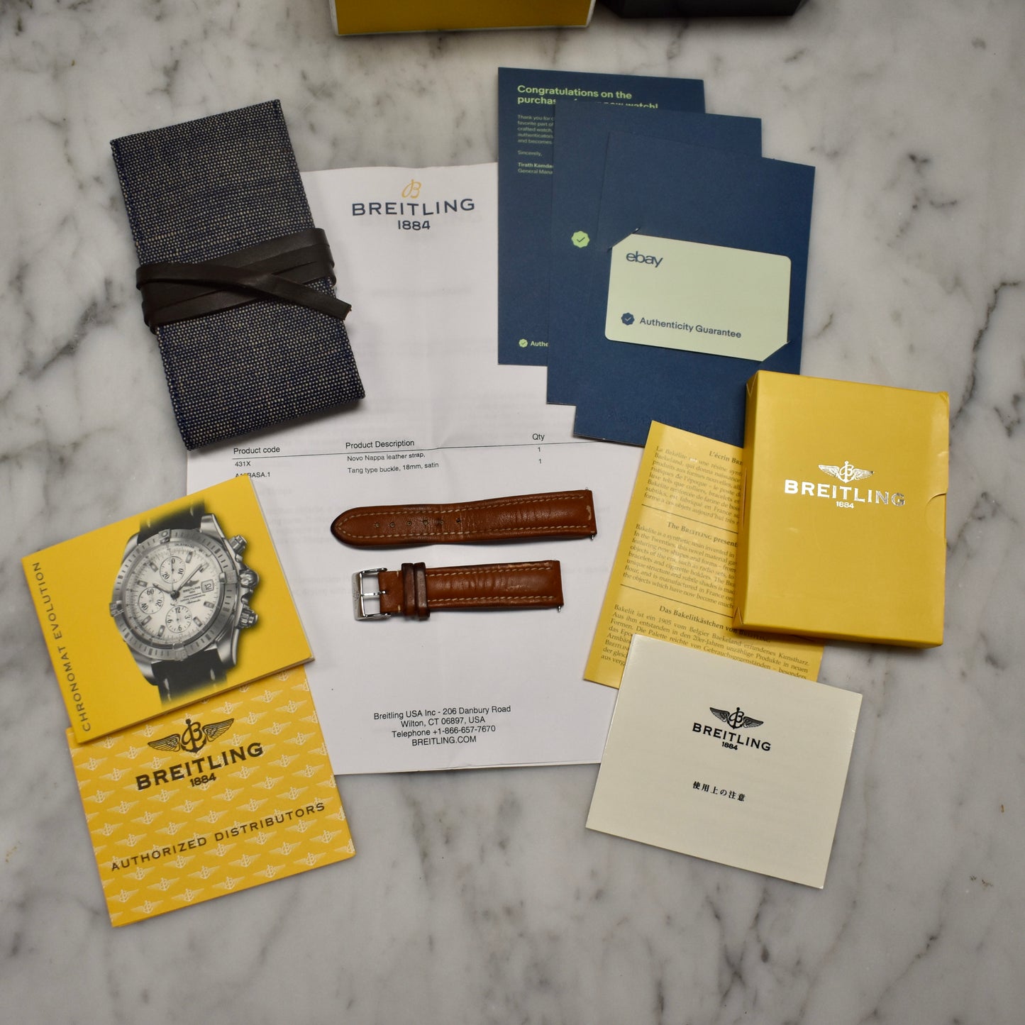 Breitling - Chronomat Steel/18K Green Dial Watch (B13047/81950)