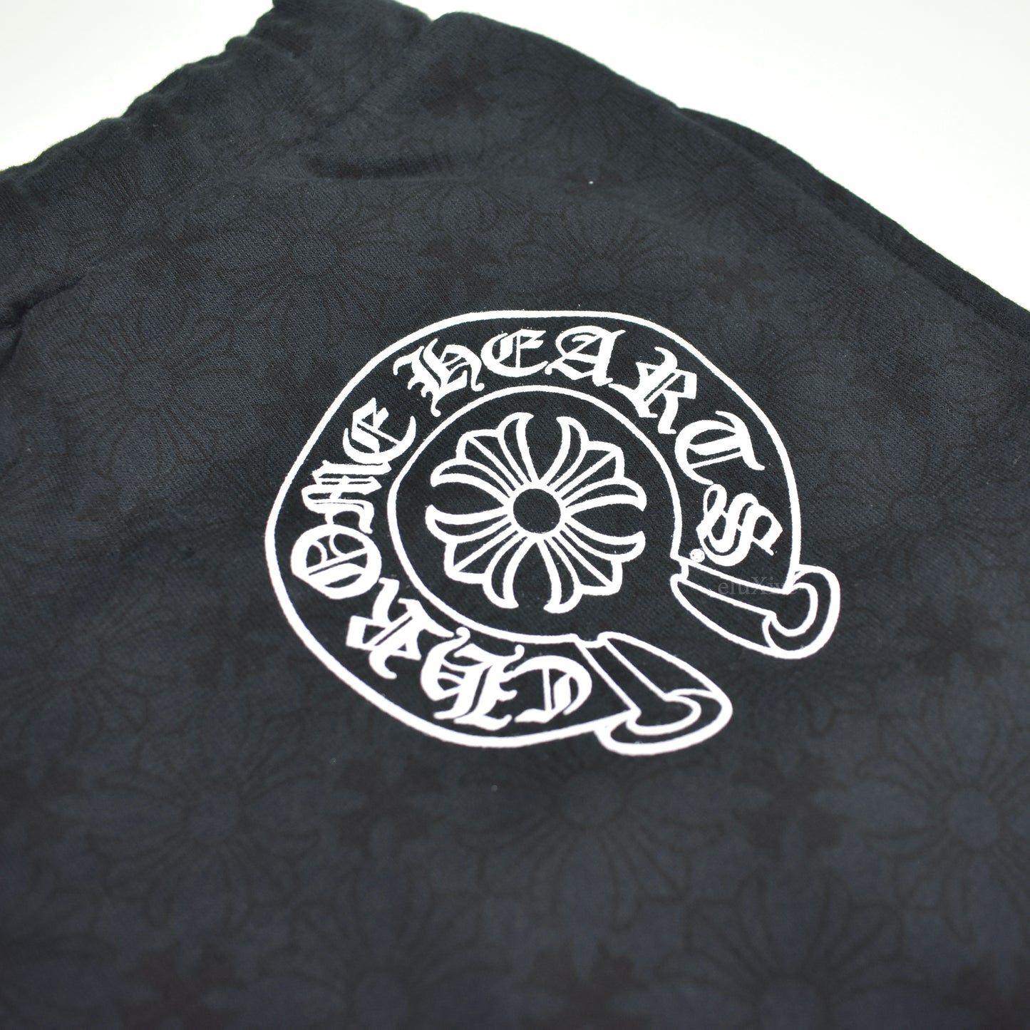 Chrome Hearts - Black Allover Plus Logo Print Sweatpants