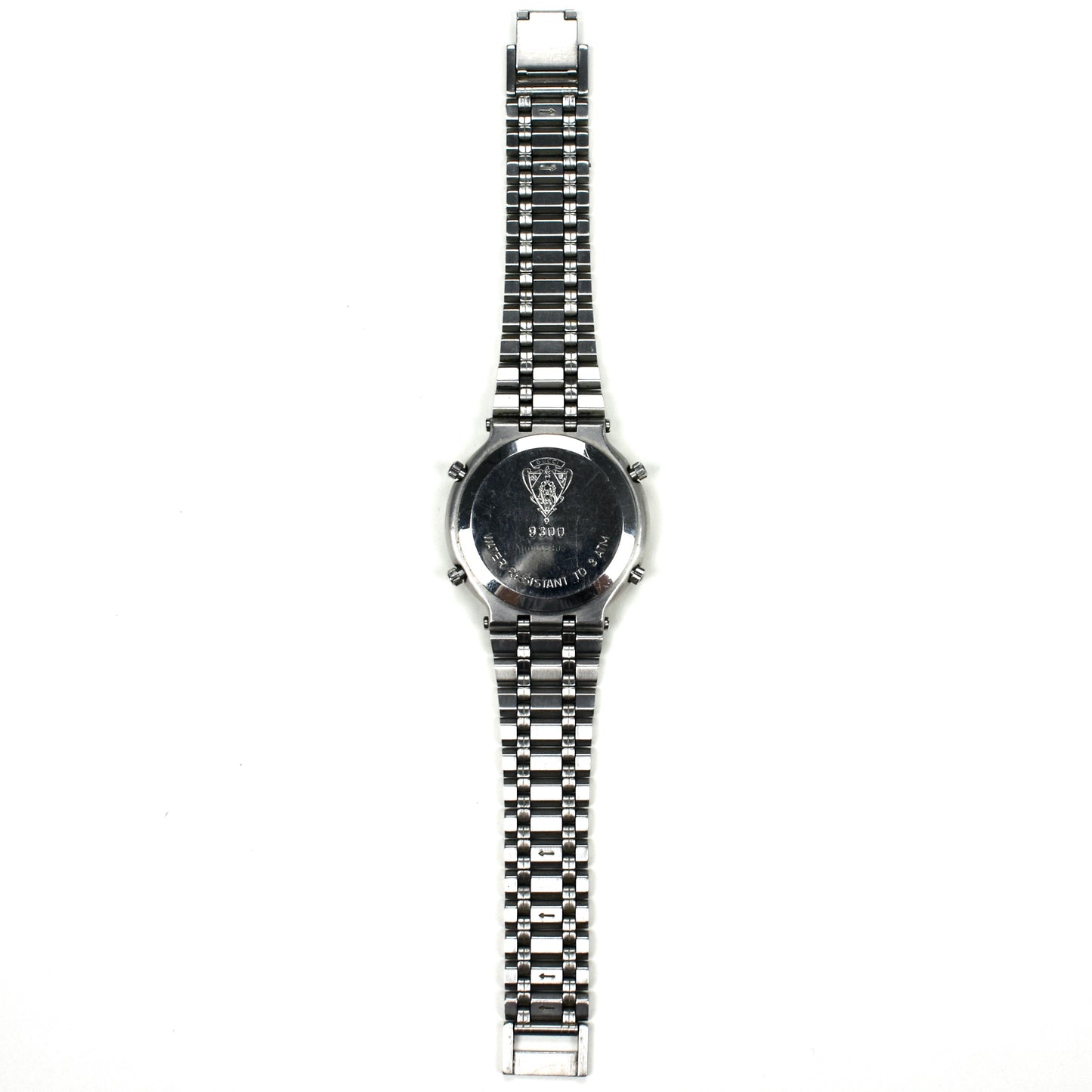 Gucci - 9300M Steel White Dial Chronograph Watch