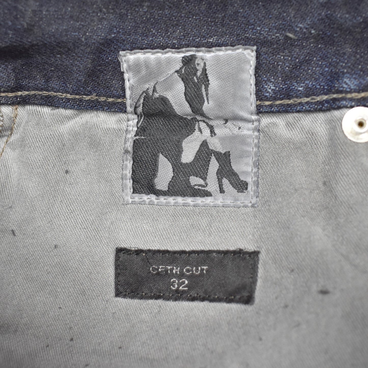 Rick Owens DRKSHDW - Dark Dust Shredded Geth Jeans