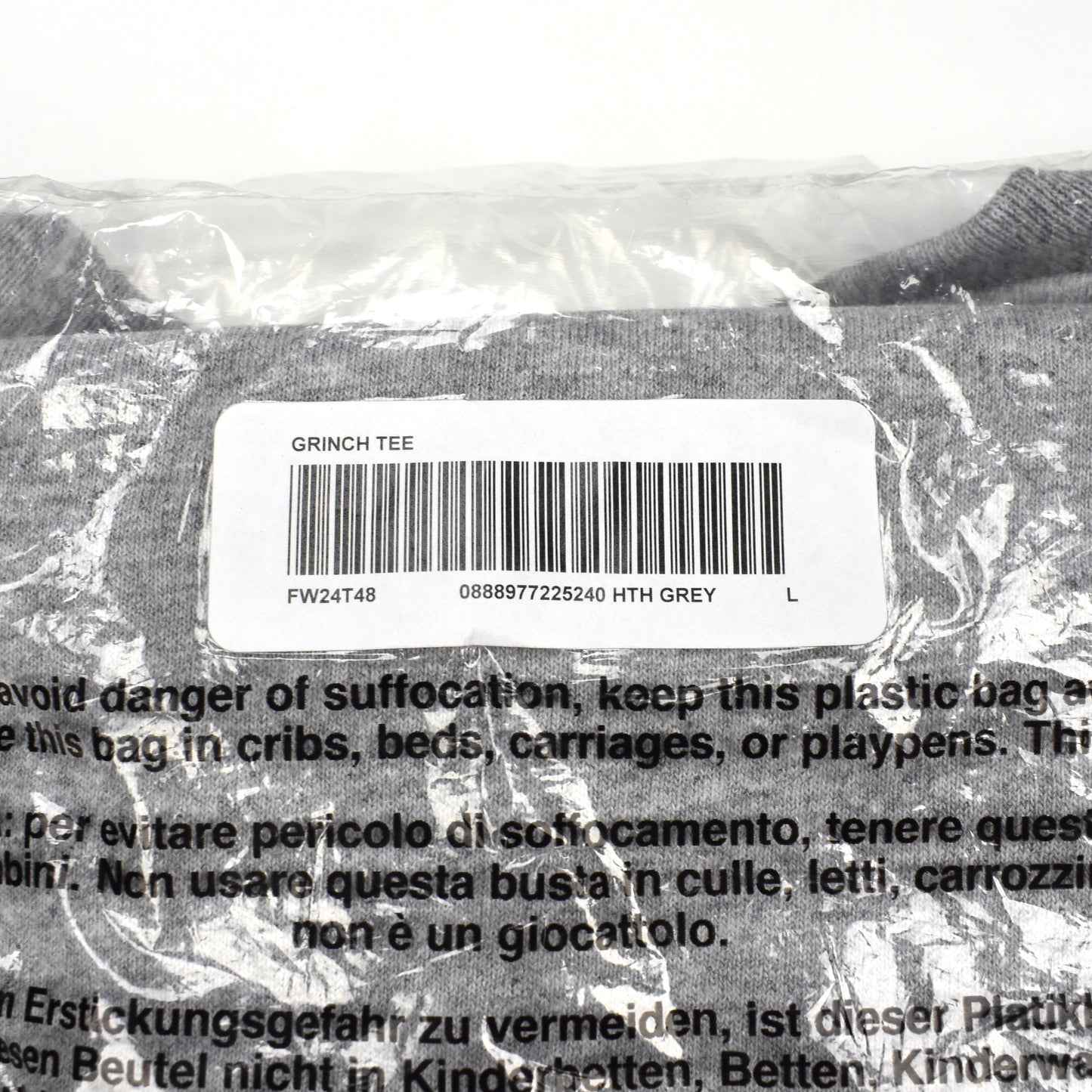 Supreme - Grinch T-Shirt (Gray)