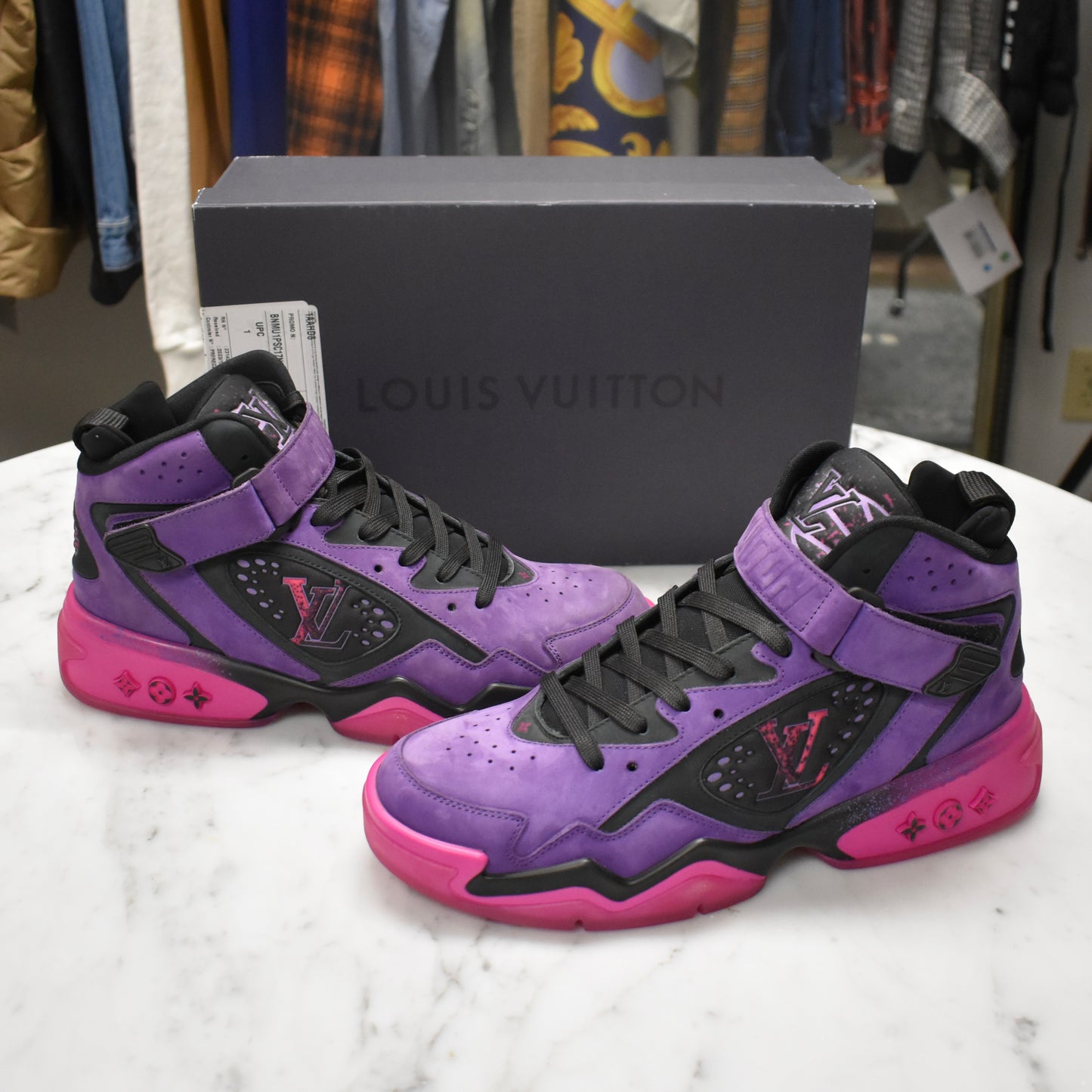Louis Vuitton - Purple / Pink / Black Trainer 2 Sneakers