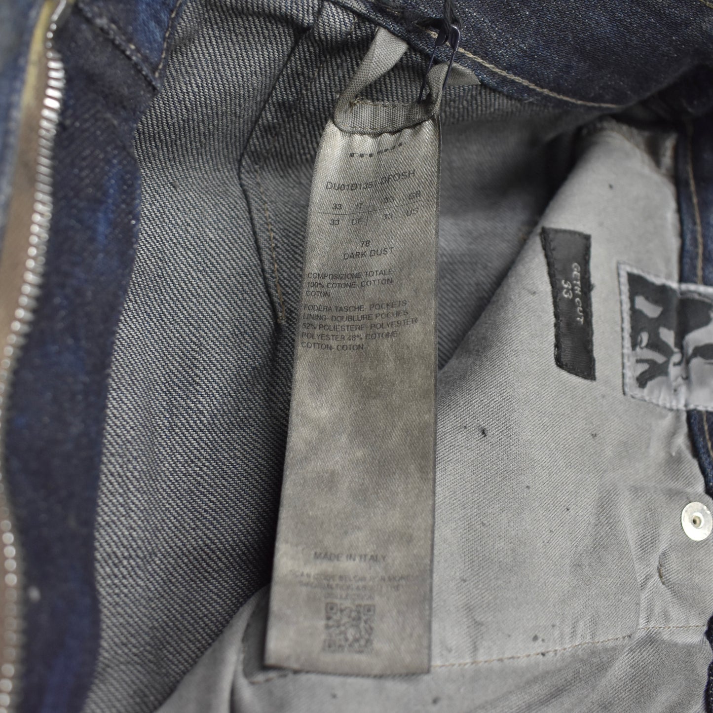 Rick Owens DRKSHDW - Dark Dust Shredded Geth Jeans