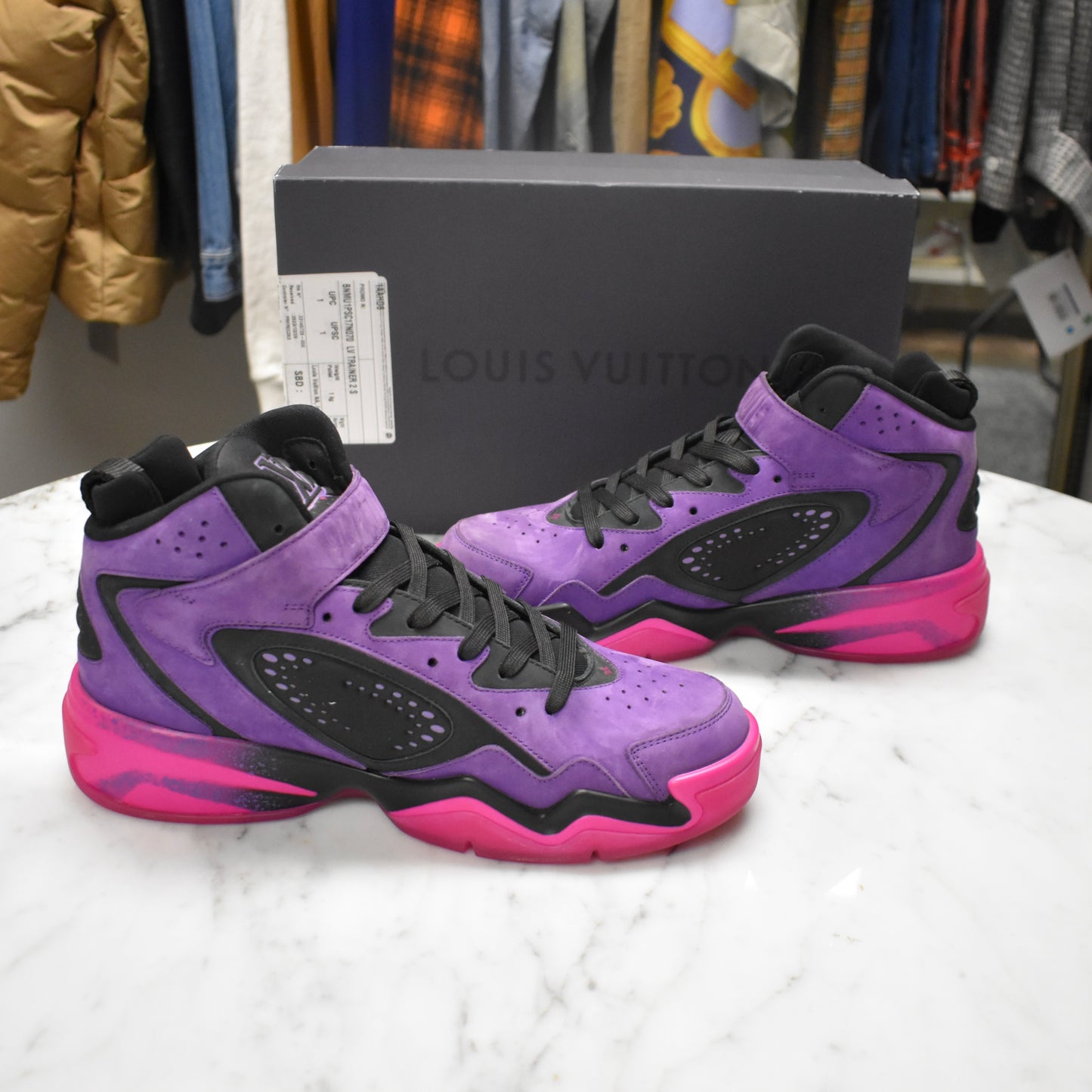 Louis Vuitton - Purple / Pink / Black Trainer 2 Sneakers