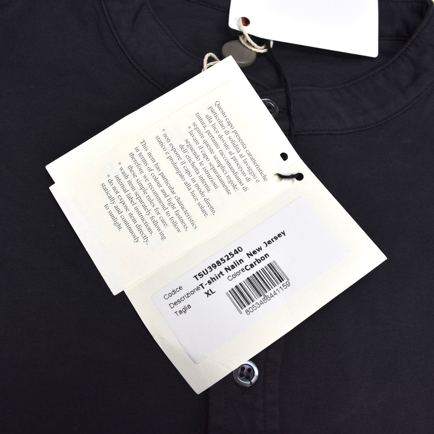 Barena - Carbon Gray Henley Shirt