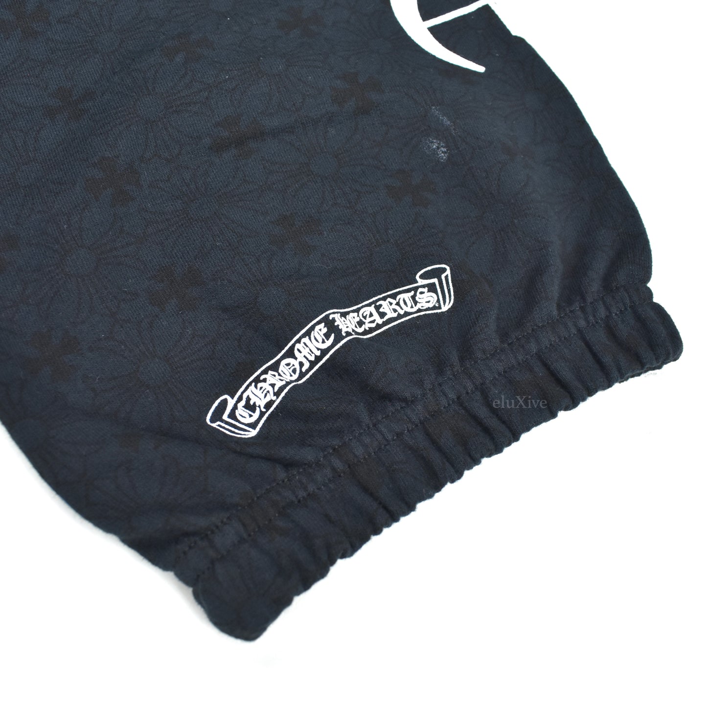 Chrome Hearts - Black Allover Plus Logo Print Sweatpants