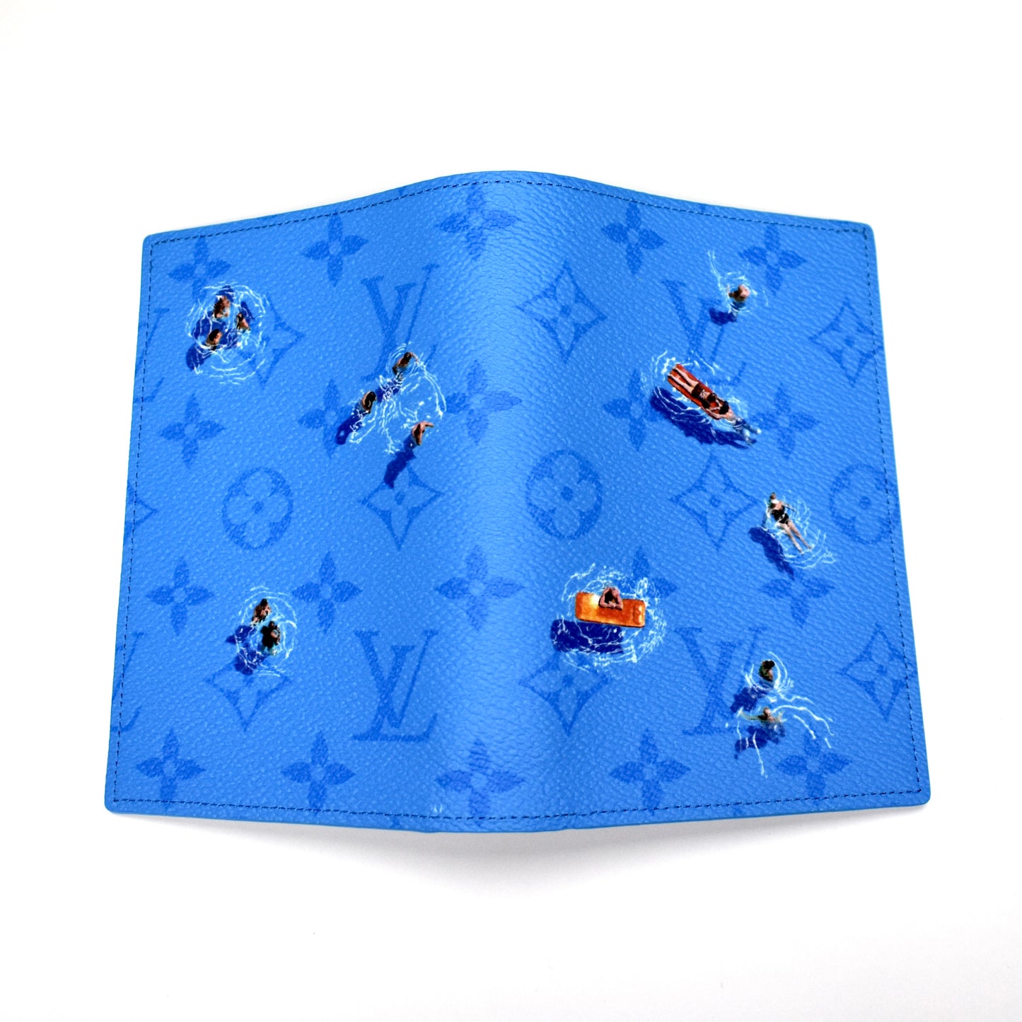 Louis Vuitton - Swim Monogram Passport Cover (Blue Lagoon)