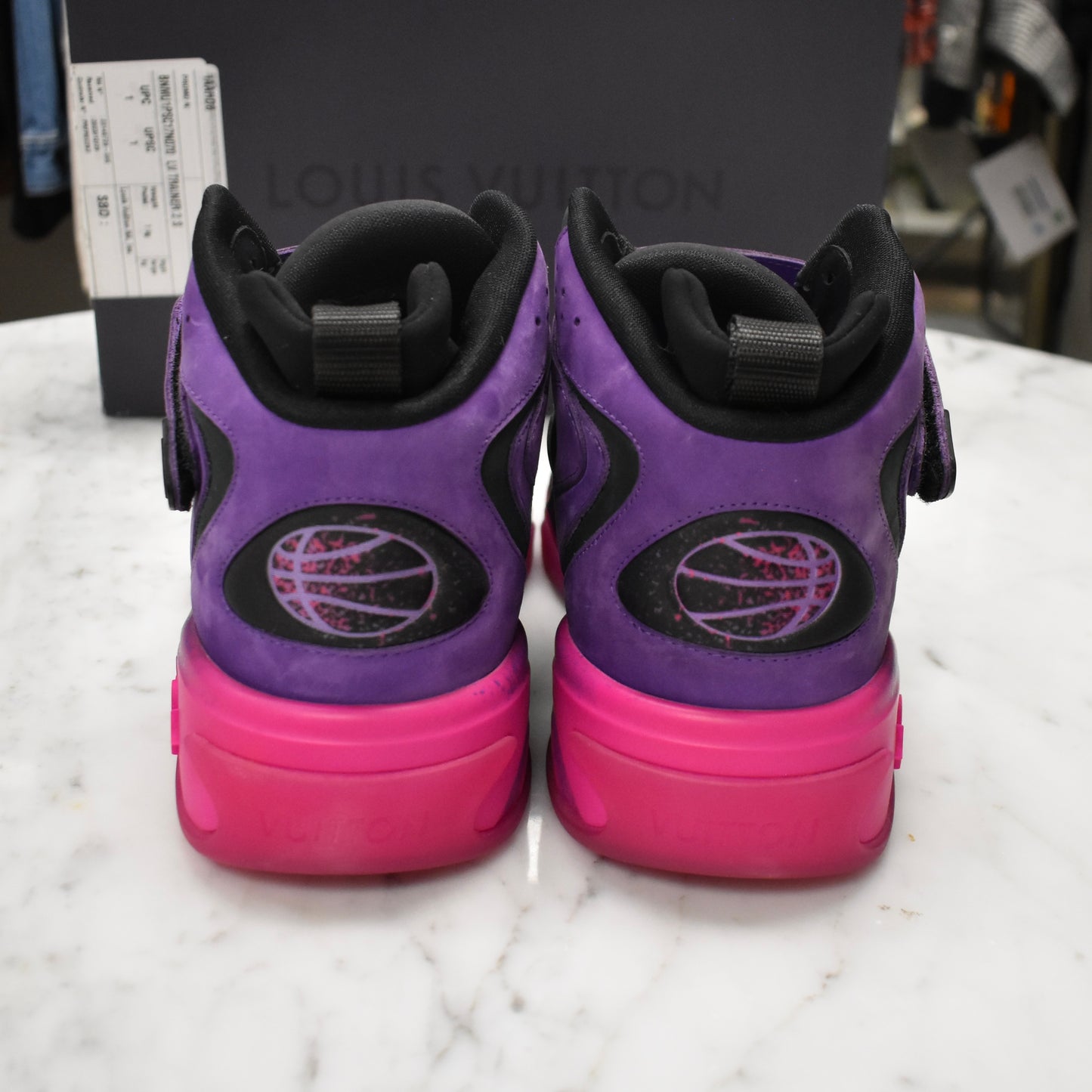 Louis Vuitton - Purple / Pink / Black Trainer 2 Sneakers