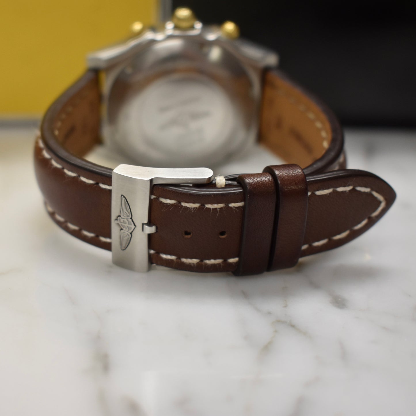 Breitling - Chronomat Steel/18K Green Dial Watch (B13047/81950)