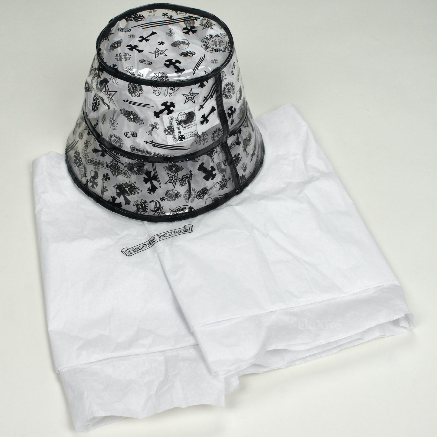 Chrome Hearts - NYFW Exclusive Allover Logo Clear Bucket Hat