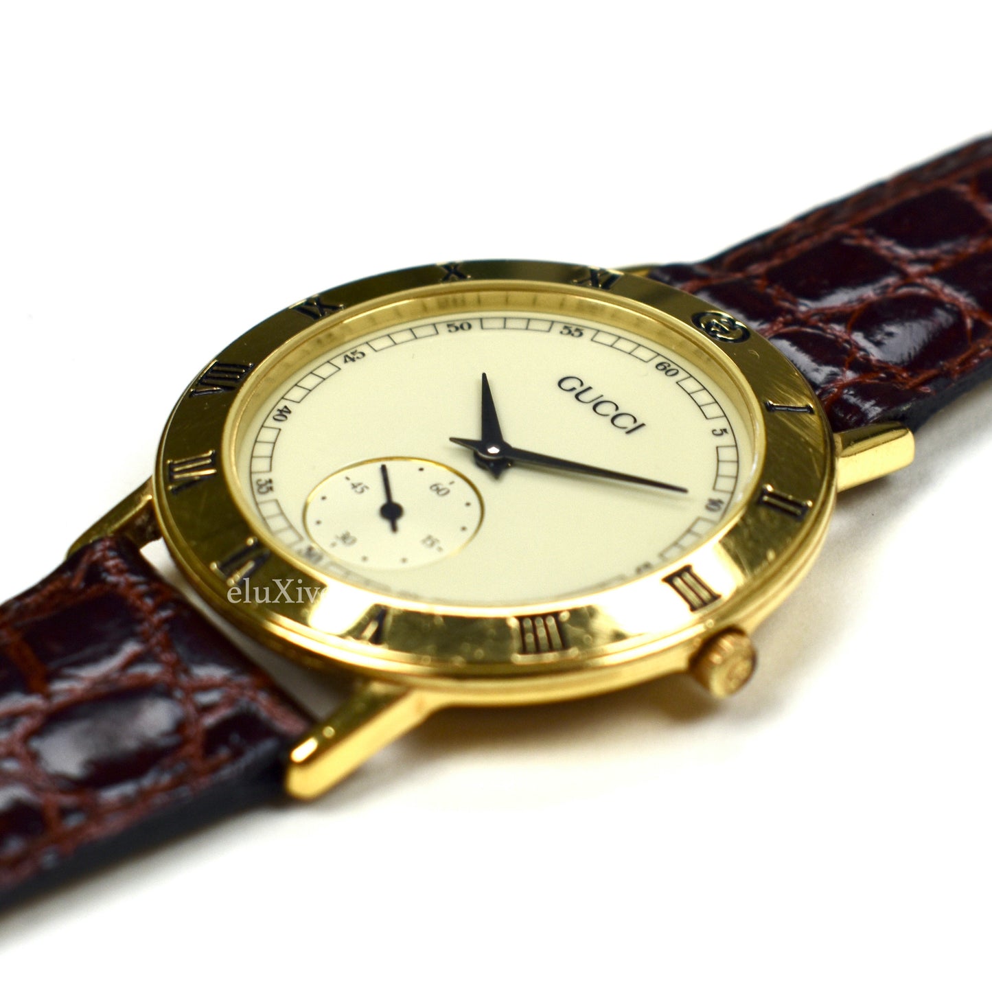 Gucci - 3000M Gold Cream Dial Watch