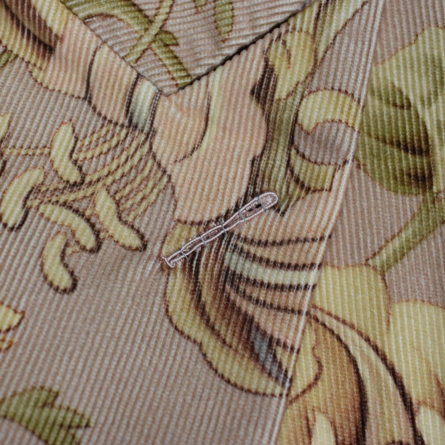 Tom Ford - Light Pink Floral Print Corduroy Blazer
