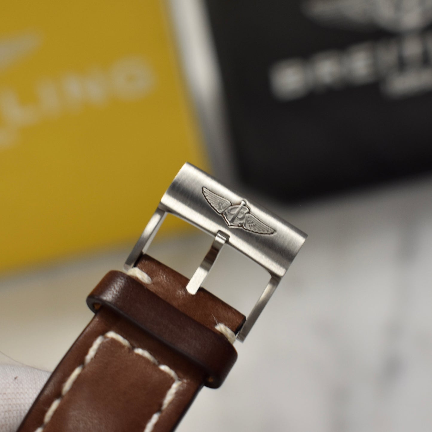 Breitling - Chronomat Steel/18K Green Dial Watch (B13047/81950)