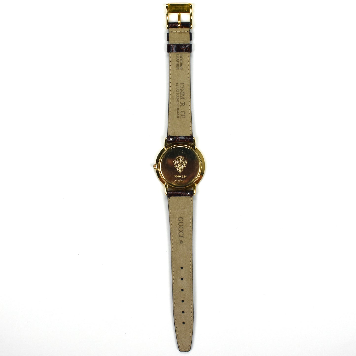 Gucci - 3000M Gold Cream Dial Watch