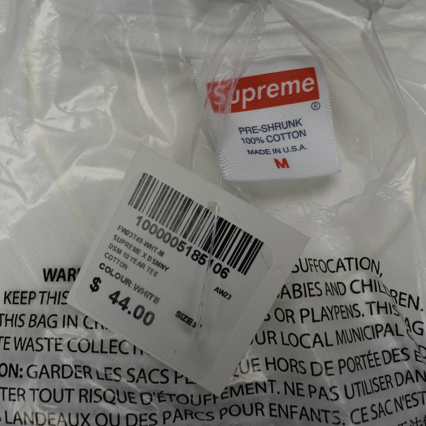 Supreme x DSM - 10 Year Anniversary Grill Photo T-Shirt