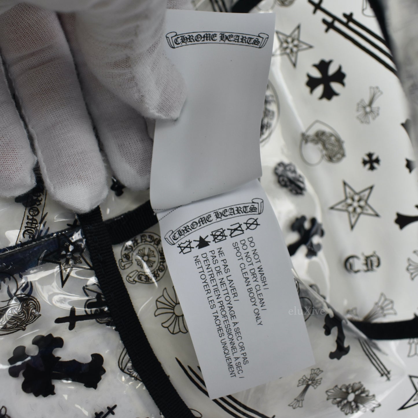 Chrome Hearts - NYFW Exclusive Allover Logo Clear Bucket Hat