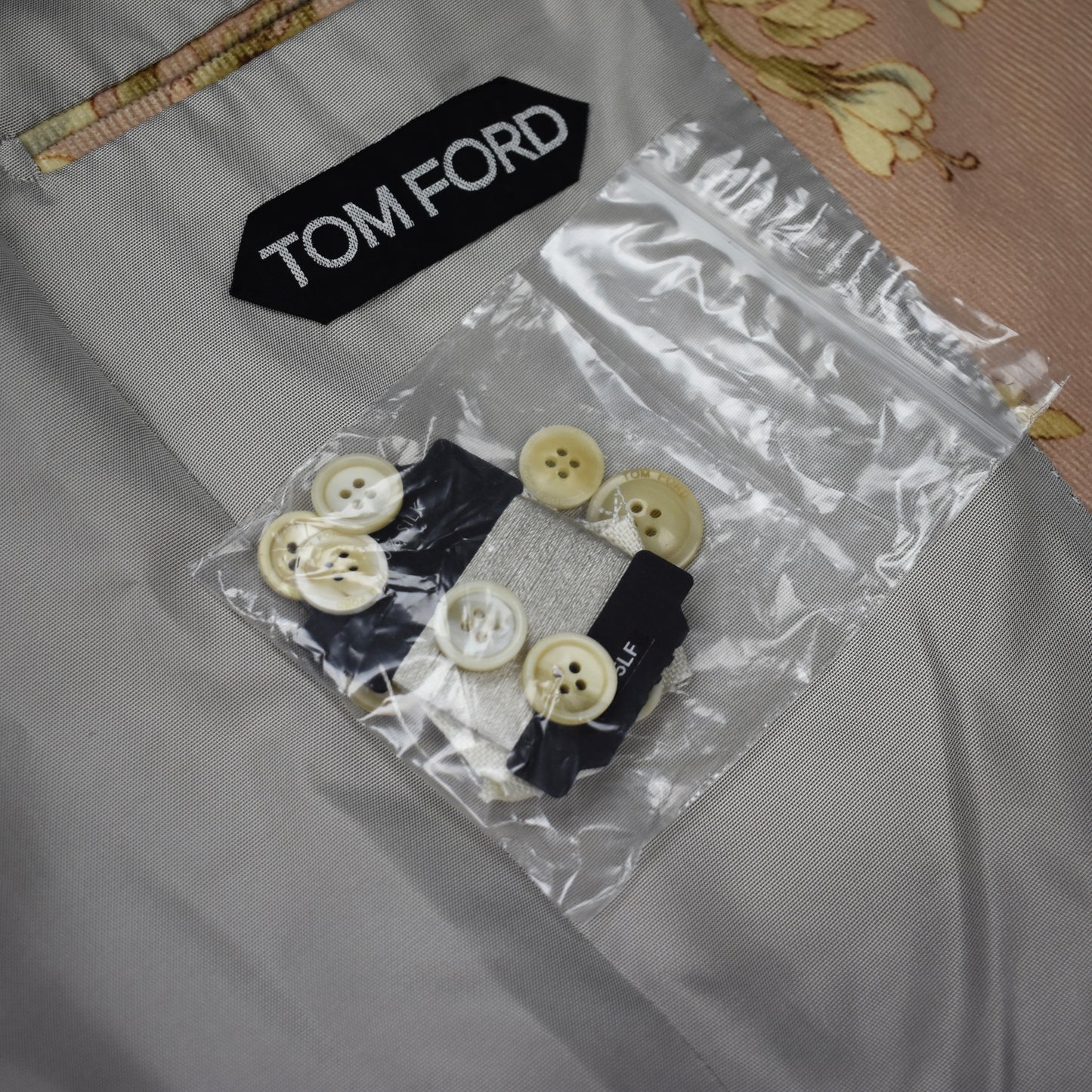 Tom Ford - Light Pink Floral Print Corduroy Blazer