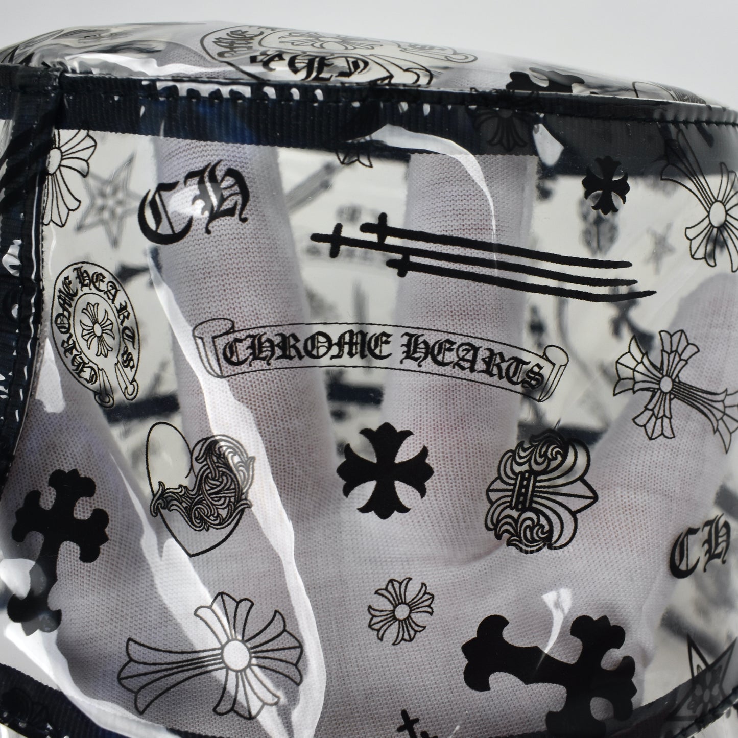 Chrome Hearts - NYFW Exclusive Allover Logo Clear Bucket Hat