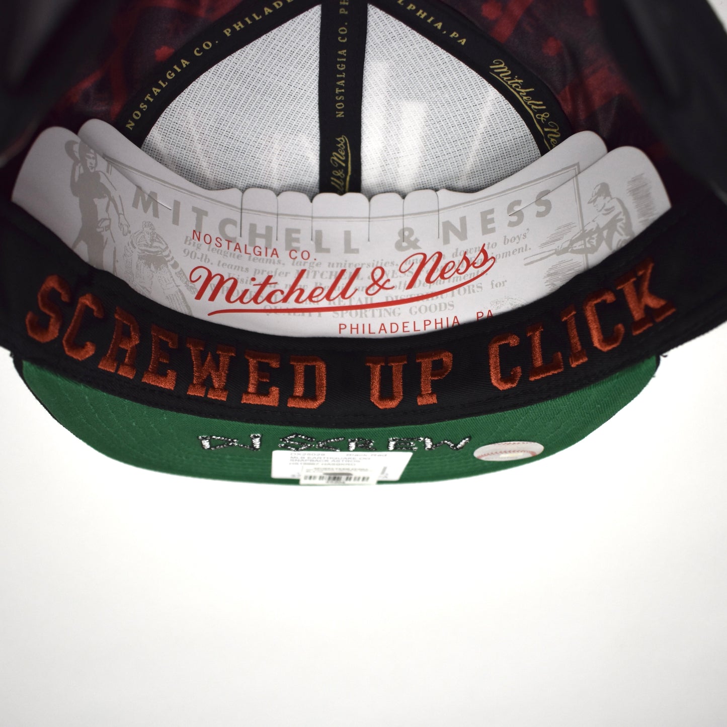 Mitchell & Ness x DJ Screw - Houston Astros Skull Snapback Hat