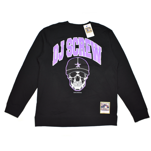 Mitchell & Ness x DJ Screw - Houston Astros Crewneck Sweatshirt (Black)