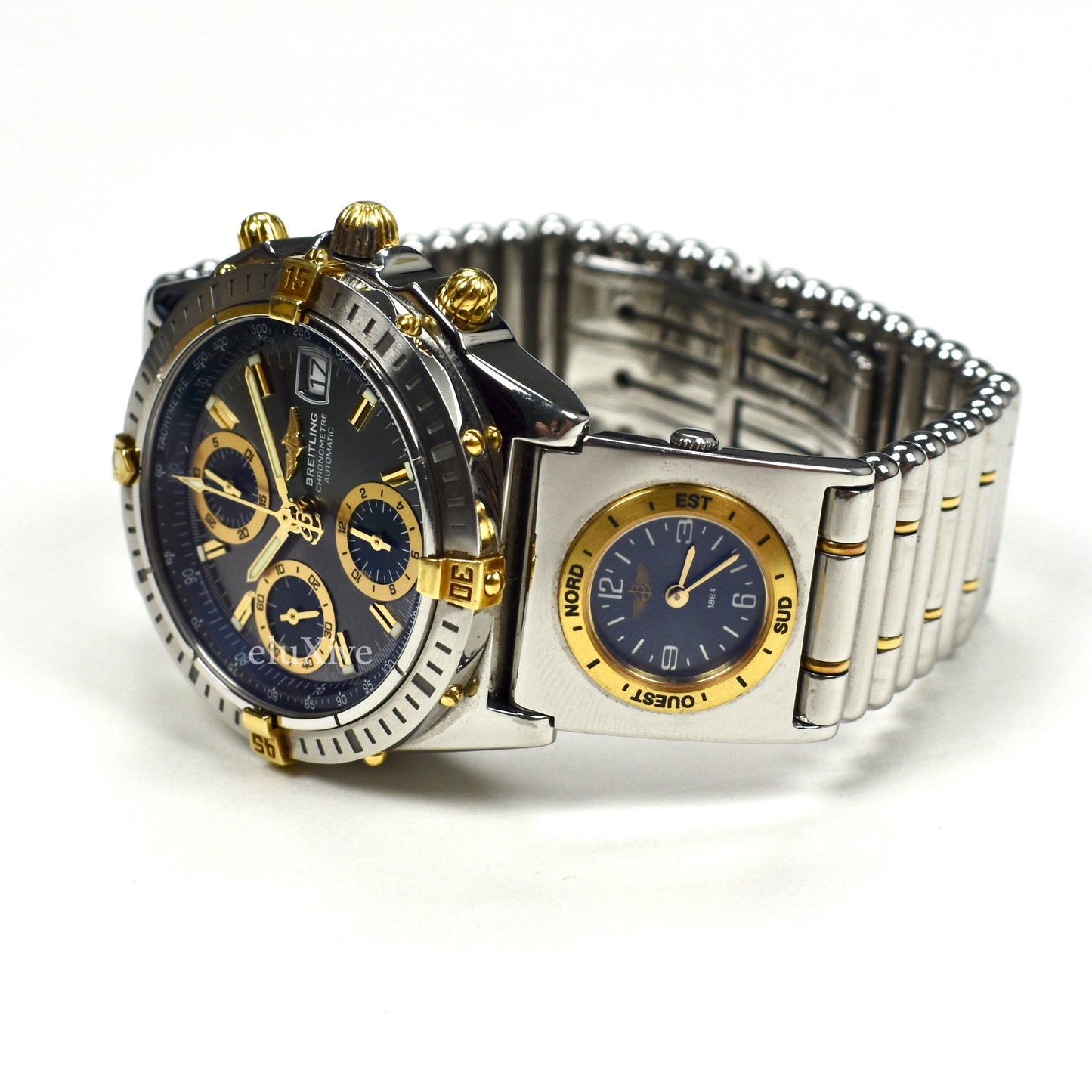 Breitling - Chronomat UTC Watch, Slate Dial & Rouleaux Bracelet (B13352)
