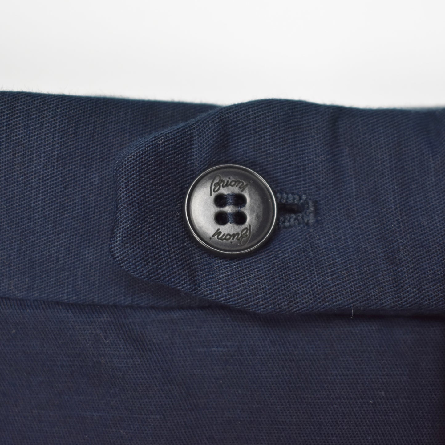 Brioni - Navy Cotton Chino Shorts