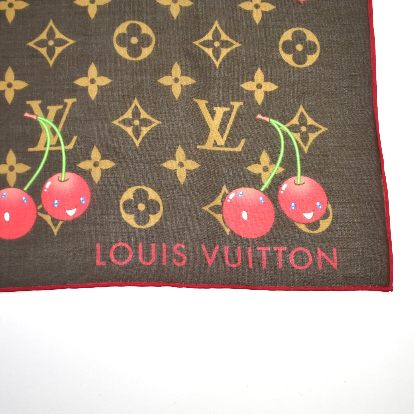 Louis Vuitton x Murakami - Monogram Cerise Square 55 (Brown/Cherry)