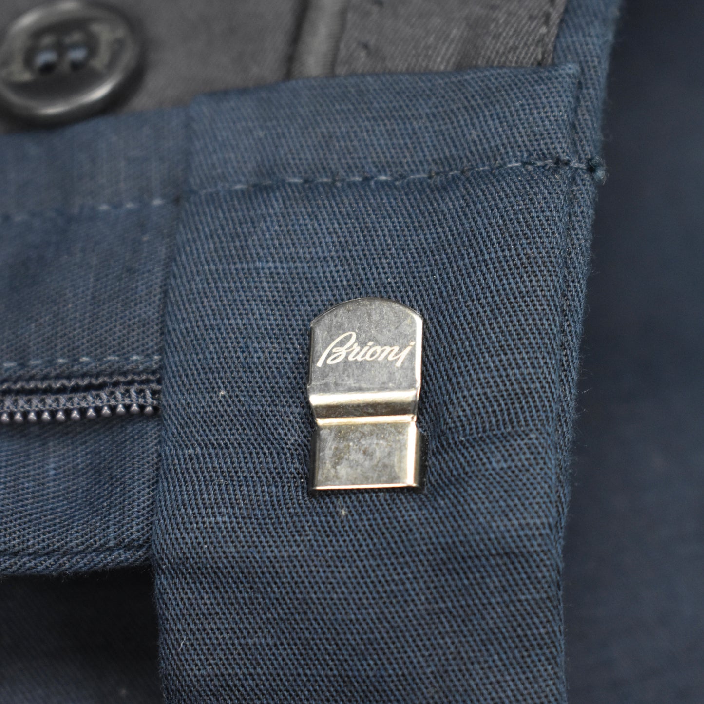 Brioni - Navy Cotton Chino Shorts
