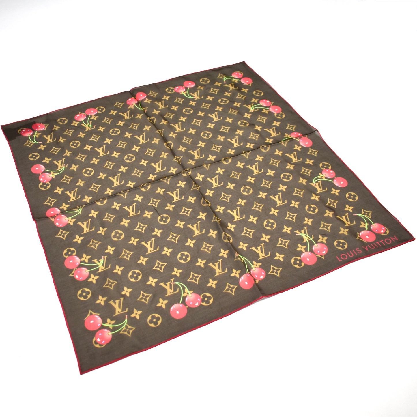 Louis Vuitton x Murakami - Monogram Cerise Square 55 (Brown/Cherry)